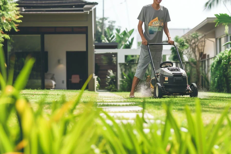 best self propelled electric lawn mower